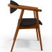 Kit 02 Poltronas Decorativas Para Sala de Estar Jantar Cecília L02 Facto Preto - Lyam Decor