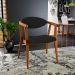 Kit 02 Poltronas Decorativas Para Sala de Estar Jantar Cecília L02 Suede Preto - Lyam Decor