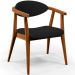 Kit 02 Poltronas Decorativas Para Sala de Estar Jantar Cecília L02 Suede Preto - Lyam Decor