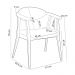 Kit 02 Poltronas Decorativas Para Sala de Estar Jantar Cecília L02 Suede Preto - Lyam Decor