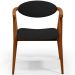 Kit 02 Poltronas Decorativas Para Sala de Estar Jantar Cecília L02 Suede Preto - Lyam Decor