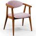 Kit 02 Poltronas Decorativas Para Sala de Estar Jantar Cecília L02 Suede Rosê - Lyam Decor