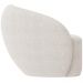 Kit 02 Poltronas Decorativas Para Sala de Estar Living Gliese K01 Bouclê Creme - Lyam Decor