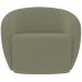 Kit 02 Poltronas Decorativas Para Sala de Estar Living Gliese K01 Bouclê Verde - Lyam Decor