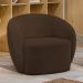Kit 02 Poltronas Decorativas Para Sala de Estar Living Gliese K01 Veludo Marrom - Lyam Decor