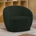 Kit 02 Poltronas Decorativas Para Sala de Estar Living Gliese K01 Veludo Verde - Lyam Decor