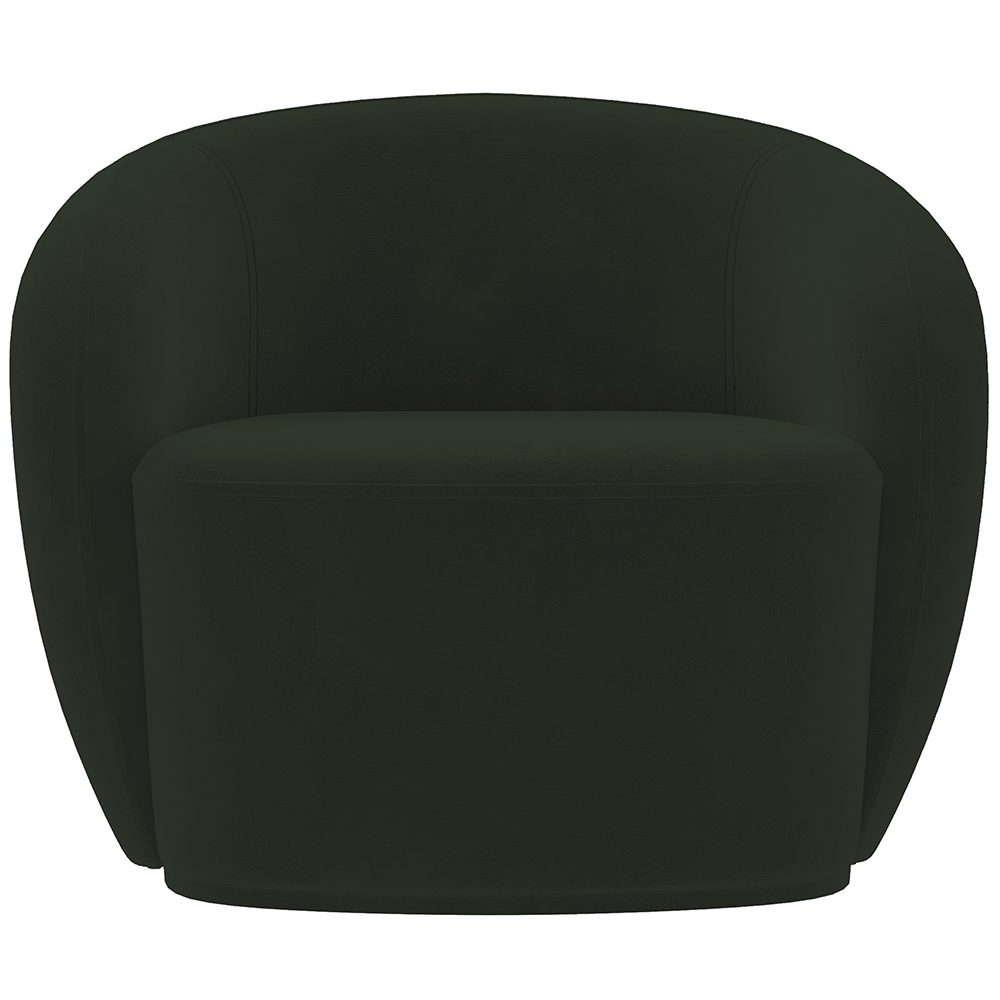 Kit 02 Poltronas Decorativas Para Sala de Estar Living Gliese K01 Veludo Verde - Lyam Decor