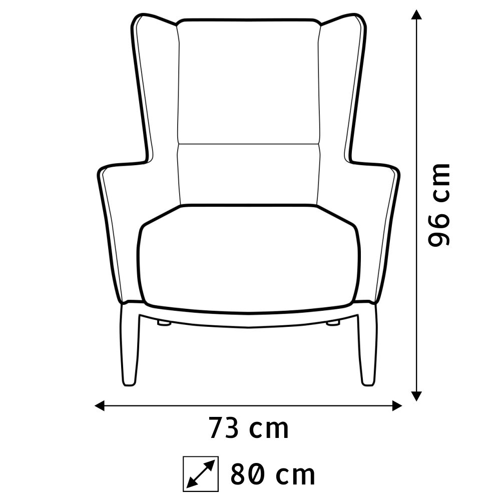 Kit 02 Poltronas Decorativas Para Sala de Estar Milena D02 Base de Madeira Veludo Marsala C-278 - Lyam Decor