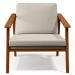 Kit 02 Poltronas Decorativas Para Sala de Estar Petra B04 Linho Cru - Lyam Decor