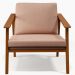 Kit 02 Poltronas Decorativas Para Sala de Estar Petra B04 Linho Rosê - Lyam Decor