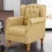 Kit 02 Poltronas Decorativas Para Sala de Estar Yara P02 Couríssimo Fendi - Lyam Decor