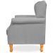 Kit 02 Poltronas Decorativas Para Sala de Estar Yara P02 Linho Cinza Escuro - Lyam Decor