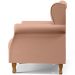 Kit 02 Poltronas Decorativas Para Sala de Estar Yara P02 Linho Rosê - Lyam Decor
