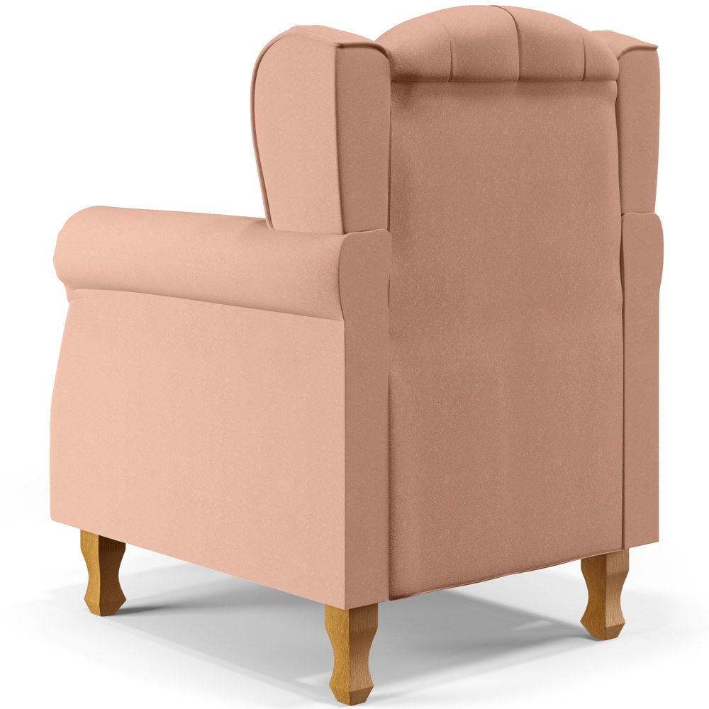 Kit 02 Poltronas Decorativas Para Sala de Estar Yara P02 Linho Rosê - Lyam Decor