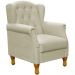 Kit 02 Poltronas Decorativas Para Sala de Estar Yara P02 Suede Bege - Lyam Decor