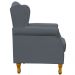 Kit 02 Poltronas Decorativas Para Sala de Estar Yara P02 Suede Cinza - Lyam Decor