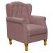 Kit 02 Poltronas Decorativas Para Sala de Estar Yara P02 Suede Rosê - Lyam Decor