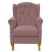 Kit 02 Poltronas Decorativas Para Sala de Estar Yara P02 Suede Rosê - Lyam Decor