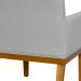 Kit 02 Poltronas Decorativas Para Sala de Estar e Recepção Beatriz W01 Linho Cinza - Lyam Decor