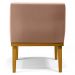 Kit 02 Poltronas Decorativas Para Sala de Estar e Recepção Beatriz W01 Linho Rosê - Lyam Decor