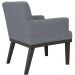 Kit 02 Poltronas Decorativas Para Sala de Estar e Recepção Beatriz W01 Suede Cinza - Lyam Decor