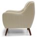 Kit 02 Poltronas Decorativas Para Sala de Estar e Recepção Gooby D02 Linho Bege C-129 - Lyam Decor