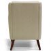 Kit 02 Poltronas Decorativas Para Sala de Estar e Recepção Gooby D02 Linho Bege C-129 - Lyam Decor