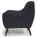 Kit 02 Poltronas Decorativas Para Sala de Estar e Recepção Gooby D02 Linho Chumbo D-465 - Lyam Decor