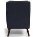 Kit 02 Poltronas Decorativas Para Sala de Estar e Recepção Gooby D02 Linho Chumbo D-465 - Lyam Decor