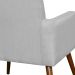 Kit 02 Poltronas Decorativas Para Sala de Estar e Recepção Maria W01 Linho Cinza - Lyam Decor