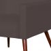 Kit 02 Poltronas Decorativas Para Sala de Estar e Recepção Maria W01 Pés Palito Corino Marrom - Lyam Decor