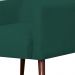 Kit 02 Poltronas Decorativas Para Sala de Estar e Recepção Maria W01 Pés Palito Verde Musgo - Lyam Decor