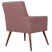 Kit 02 Poltronas Decorativas Para Sala de Estar e Recepção Maria W01 Suede Rosê - Lyam Decor