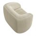 Kit 02 Poltronas Decorativas Sala De Estar Lazio M03 Bouclê Bege - Lyam Decor