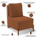 Kit 02 Poltronas Decorativas Sala Estar Living Hungria L02 Couríssimo Camel Bouclê Terracota - Lyam