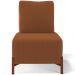 Kit 02 Poltronas Decorativas Sala Estar Living Hungria L02 Couríssimo Camel Bouclê Terracota - Lyam