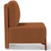 Kit 02 Poltronas Decorativas Sala Estar Living Hungria L02 Couríssimo Camel Bouclê Terracota - Lyam