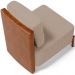 Kit 02 Poltronas Decorativas Sala Estar Living Hungria L02 Couríssimo Camel Linho Bege Escuro - Lyam