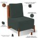 Kit 02 Poltronas Decorativas Sala Estar Living Hungria L02 Couríssimo Camel Suede Verde Musgo - Lyam