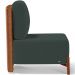 Kit 02 Poltronas Decorativas Sala Estar Living Hungria L02 Couríssimo Camel Suede Verde Musgo - Lyam