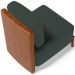 Kit 02 Poltronas Decorativas Sala Estar Living Hungria L02 Couríssimo Camel Suede Verde Musgo - Lyam