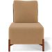 Kit 02 Poltronas Decorativas Sala Estar Living Hungria L02 Couríssimo Marrom Bouclê Mostarda - Lyam