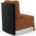 Kit 02 Poltronas Decorativas Sala Estar Living Hungria L02 Couríssimo Preto Bouclê Terracota - Lyam