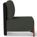 Kit 02 Poltronas Decorativas Sala Estar Living Hungria L02 Couríssimo Preto Linho Verde Musgo - Lyam