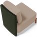 Kit 02 Poltronas Decorativas Sala Estar Living Hungria L02 Couríssimo Verde Linho Bege Escuro - Lyam