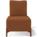 Kit 02 Poltronas Decorativas Sala Estar Living Hungria L02 Couríssimo Whisky Bouclê Terracota - Lyam