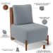 Kit 02 Poltronas Decorativas Sala de Estar Living Hungria L02 Couríssimo Camel Bouclê Cinza - Lyam