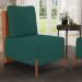 Kit 02 Poltronas Decorativas Sala de Estar Living Hungria L02 Couríssimo Camel Bouclê Verde - Lyam