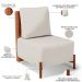 Kit 02 Poltronas Decorativas Sala de Estar Living Hungria L02 Couríssimo Camel Linho Cru - Lyam