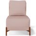 Kit 02 Poltronas Decorativas Sala de Estar Living Hungria L02 Couríssimo Camel Linho Rosê - Lyam